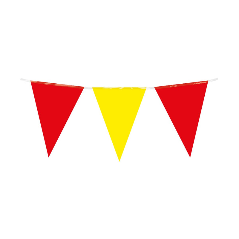 Vlaggenlijn PE - rood geel