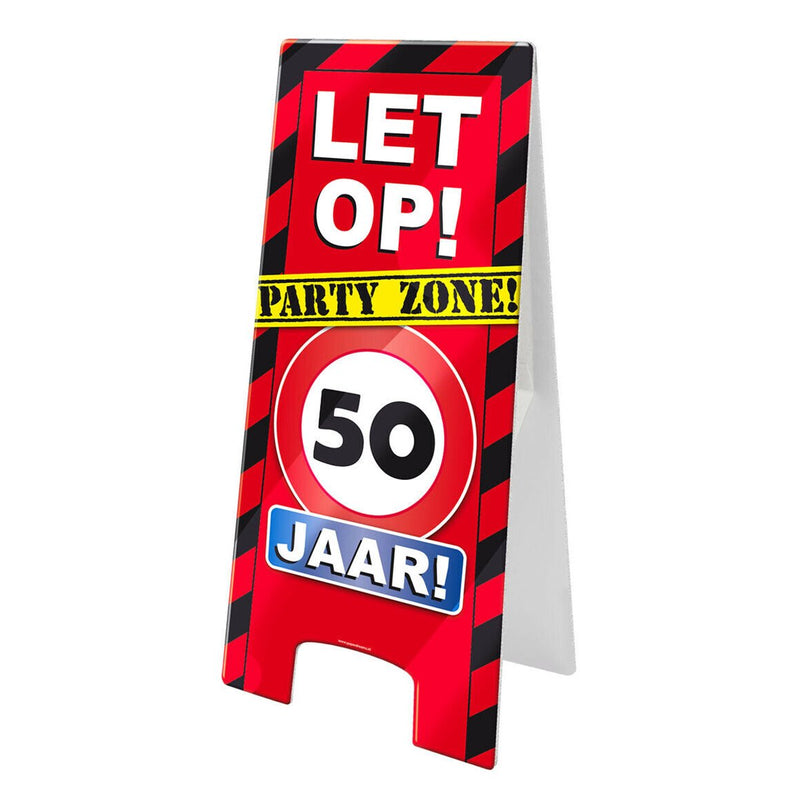 Waarschuwingsbord - 50 jaar