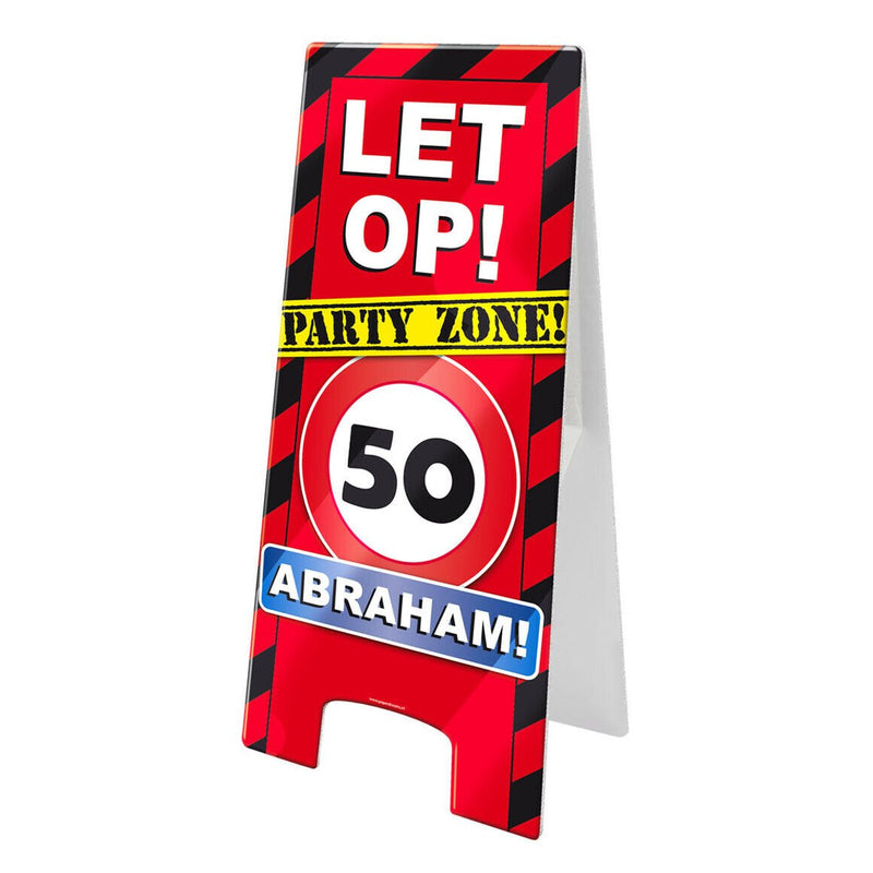 Waarschuwingsbord - Abraham