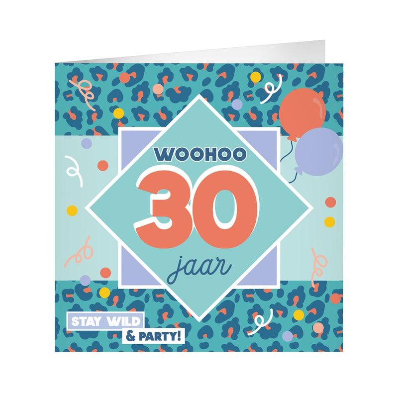 XL wenskaart - 30 jaar
