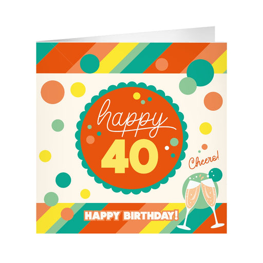 XL wenskaart - 40 jaar