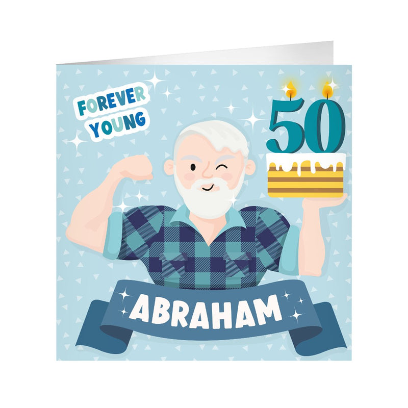 XL wenskaart - Abraham 50