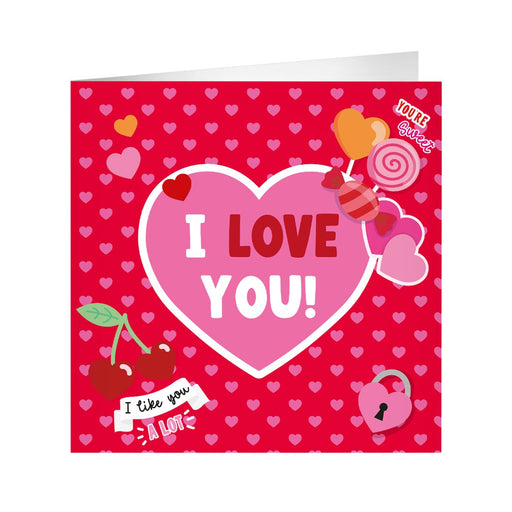 XL wenskaart - I love you