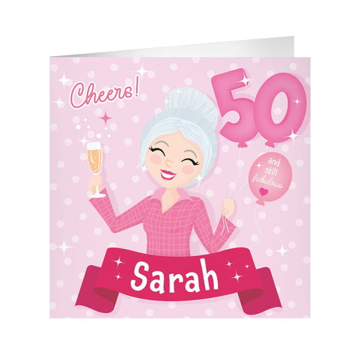 XL wenskaart - Sarah 50