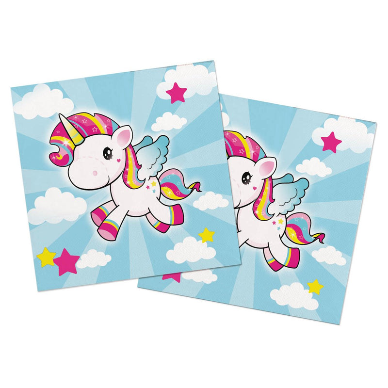 Unicorn Servetten – 20 Stuks