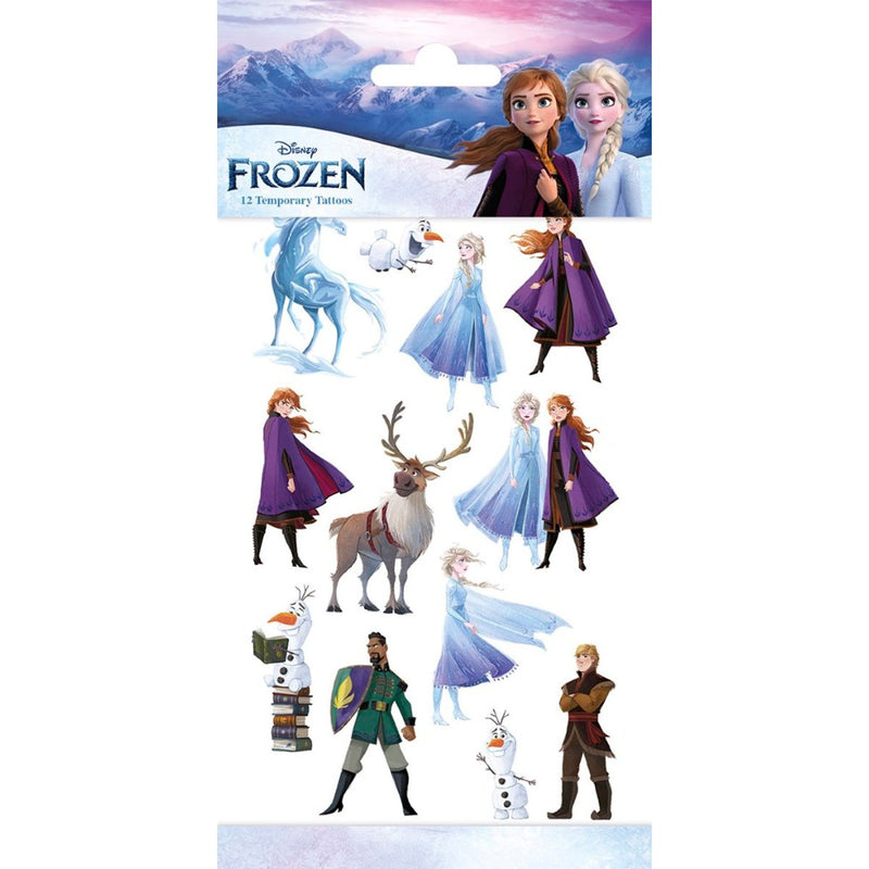 Disney Frozen 2 Plaktattoos – 12 Stuks
