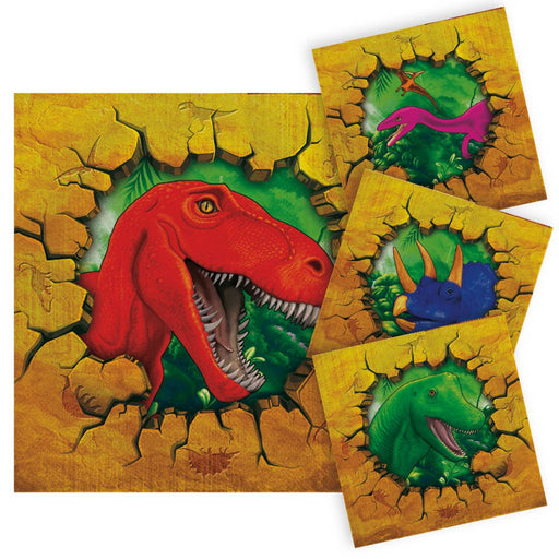 Dino Geel Servetten