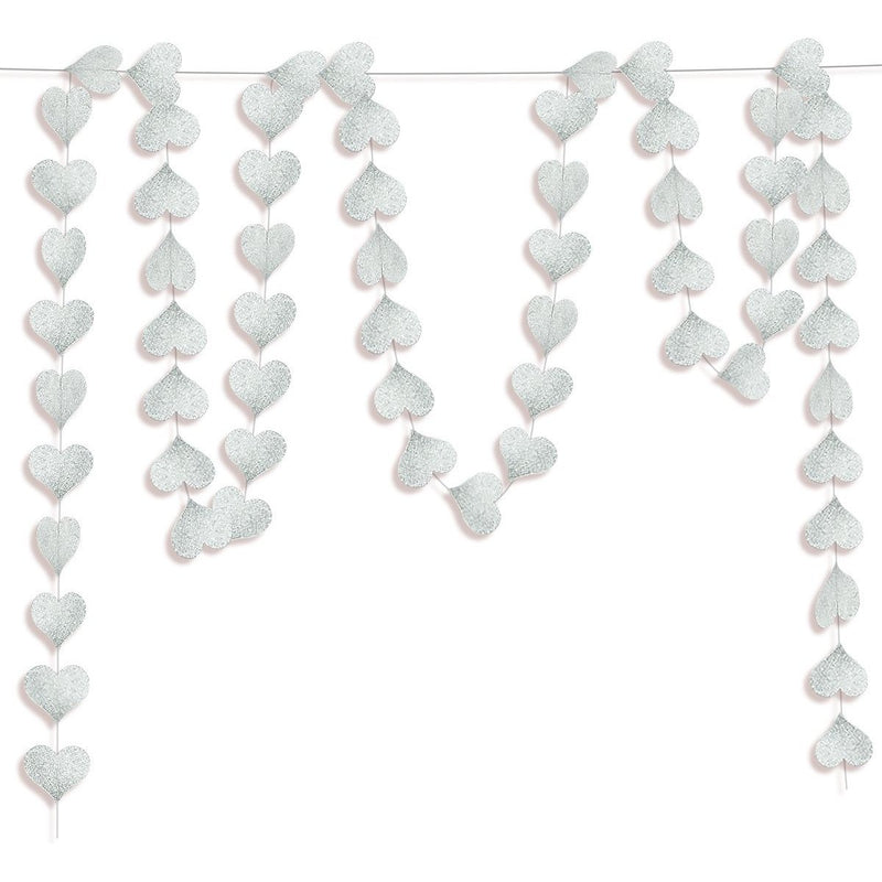 Slinger met Hartjes Zilver – 4 m