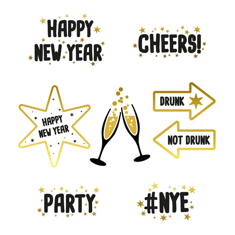 Stickers Happy New Year