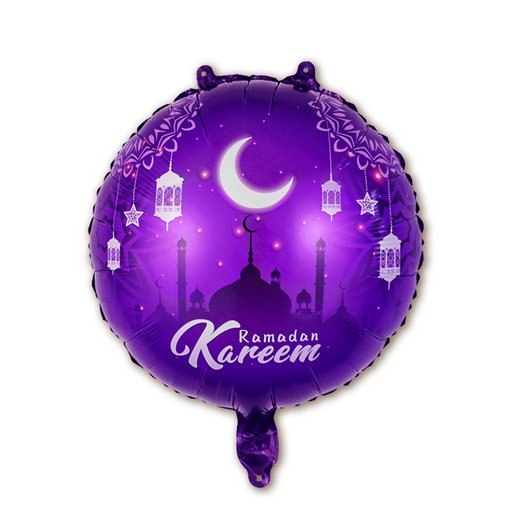 Folieballon Ramadan Kareem paars – 47 cm