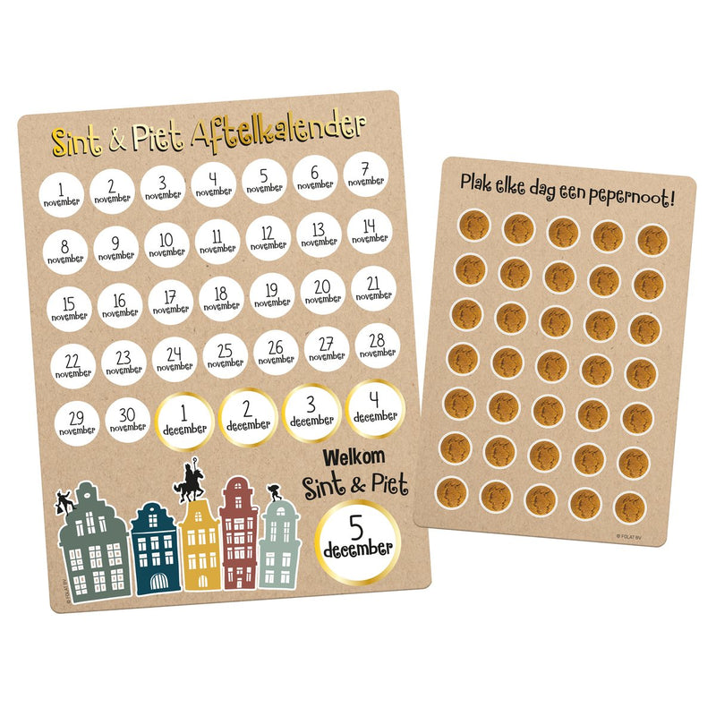 Aftelkalender Welkom Sint & Piet
