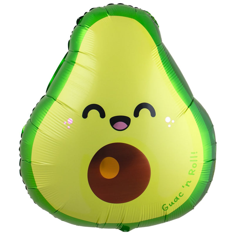 Folieballon Avocado Kawaii Party – 52 × 60 cm