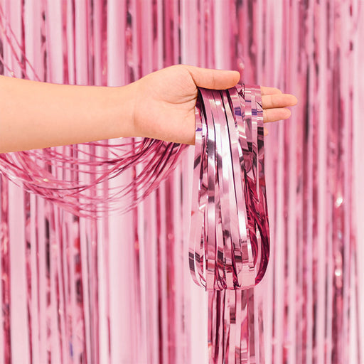 Folie Deurgordijn Roze - 100 x 200 cm