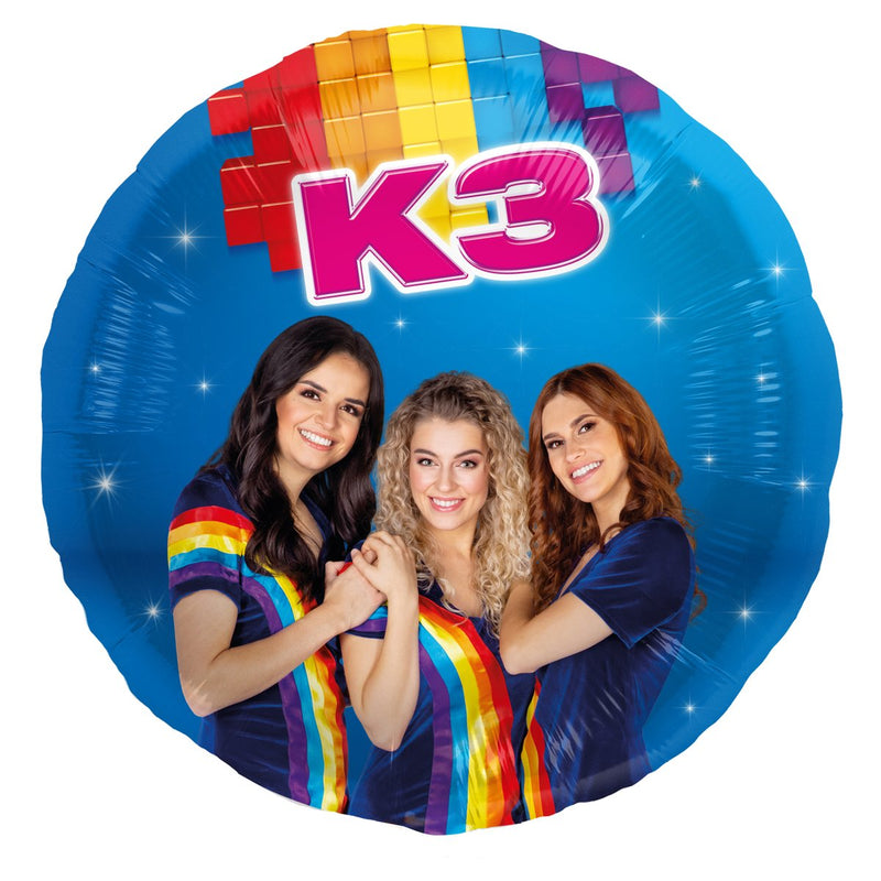 K3 Folieballon Rond