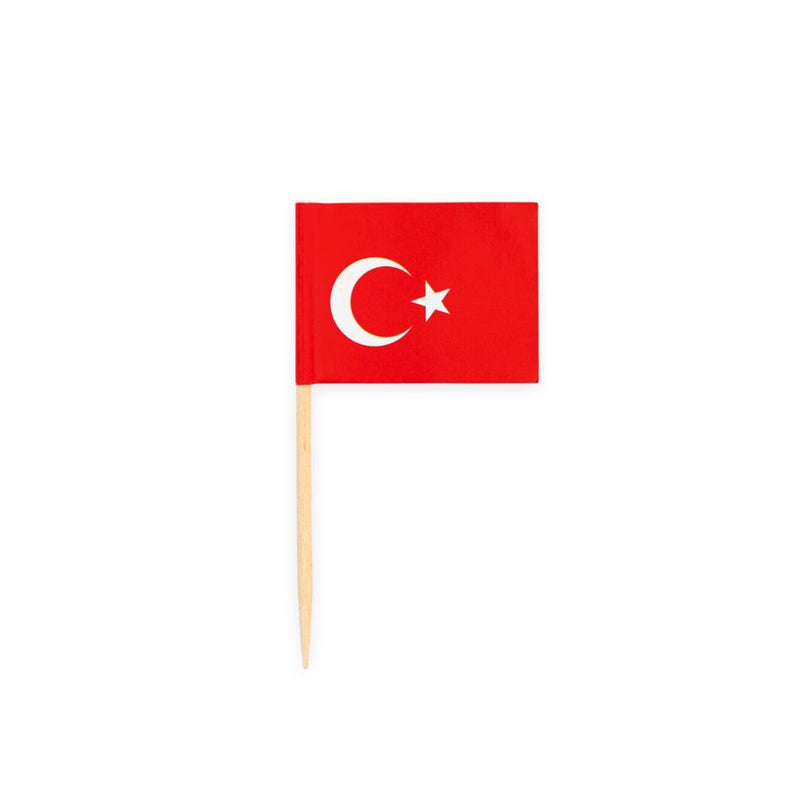 Vlaggenprikkers Turkije – 50 Stuks