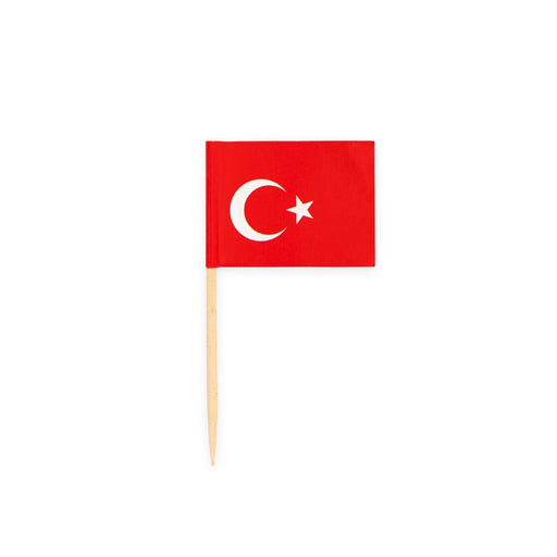 Vlaggenprikkers Turkije – 50 Stuks