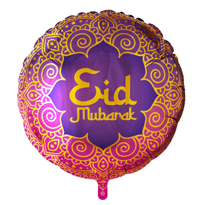 Eid Mubarak Folieballon Rond
