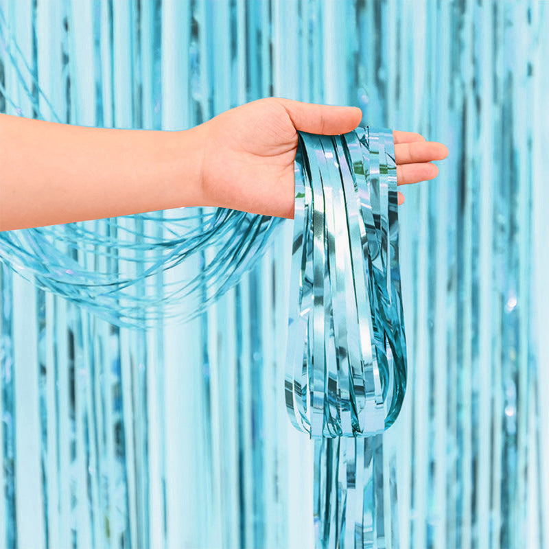 Folie Deurgordijn Blauw - 100 x 200 cm