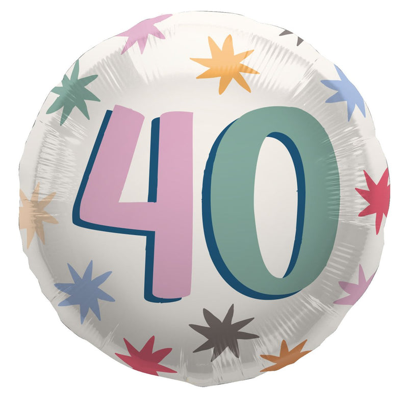 Star Folieballon 40 Jaar