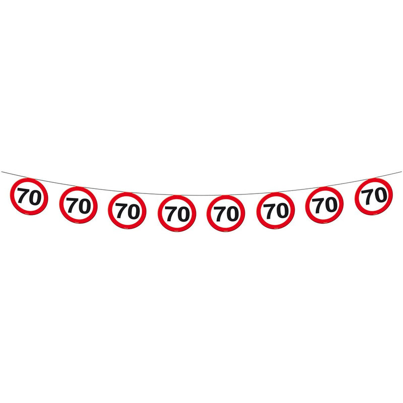 Vlaggenlijn Verkeersbord 70 Jaar