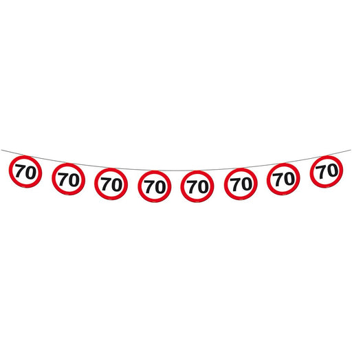 Vlaggenlijn Verkeersbord 70 Jaar
