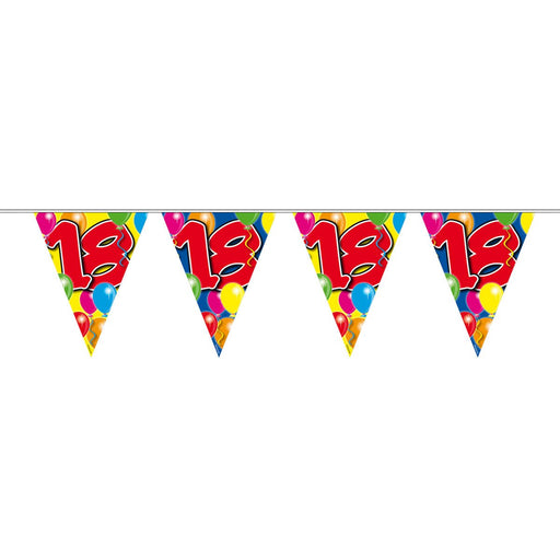 Vlaggenlijn 18 Jaar Multicolor – 1 Stuk