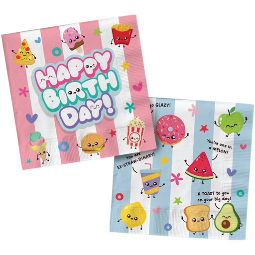 Kawaii Party Servetten – 33 × 33 cm – 20 Stuks