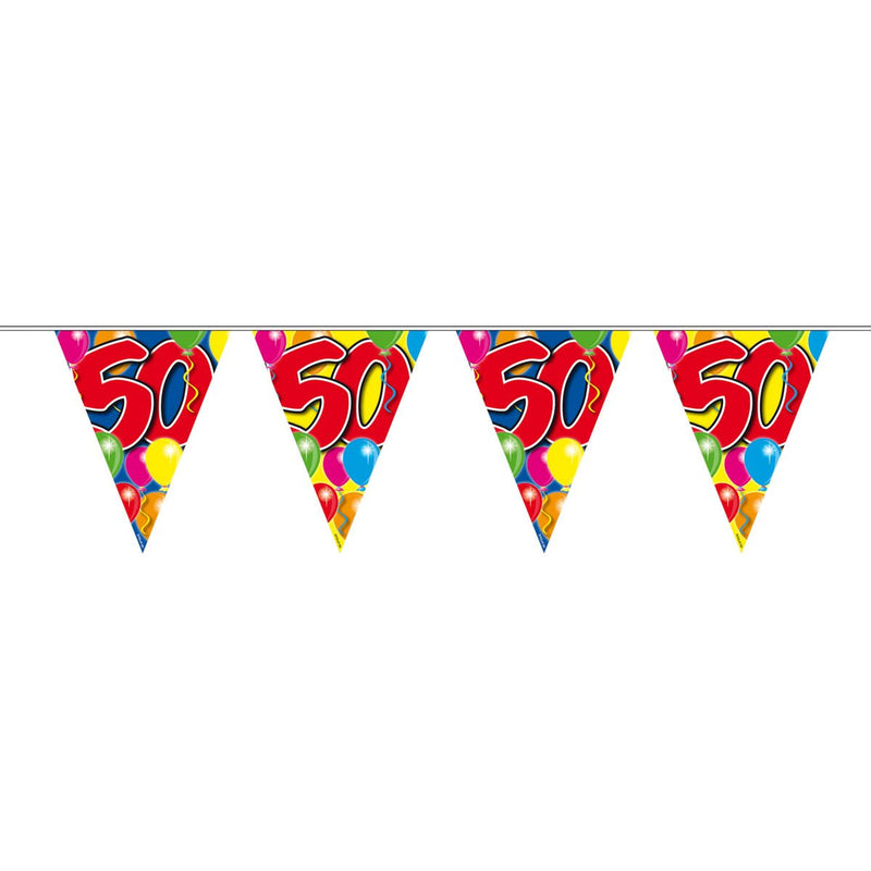 Vlaggenlijn 50 Jaar Multicolor – 1 Stuk