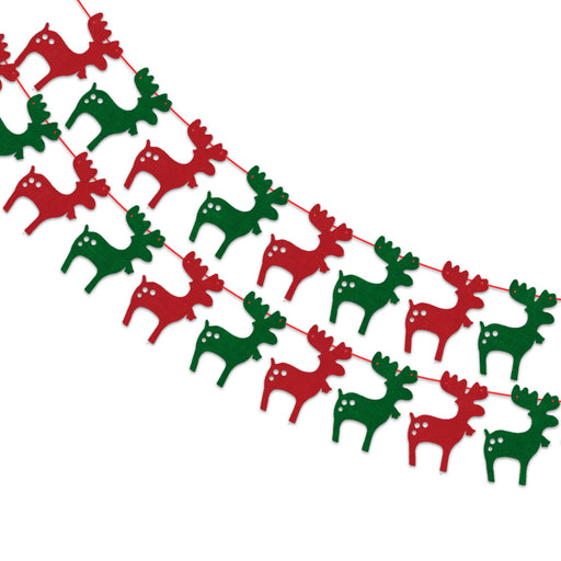 Rendierslinger Kerst Groen/Rood – 200 cm