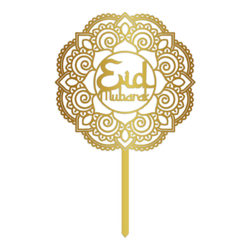 Eid Mubarak Taarttopper Goud
