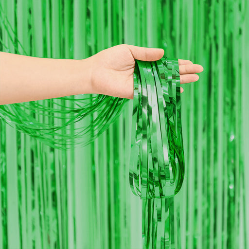 Folie Deurgordijn Groen - 100 x 200 cm