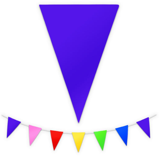 Vlaggenlijn multicolor - 10 m