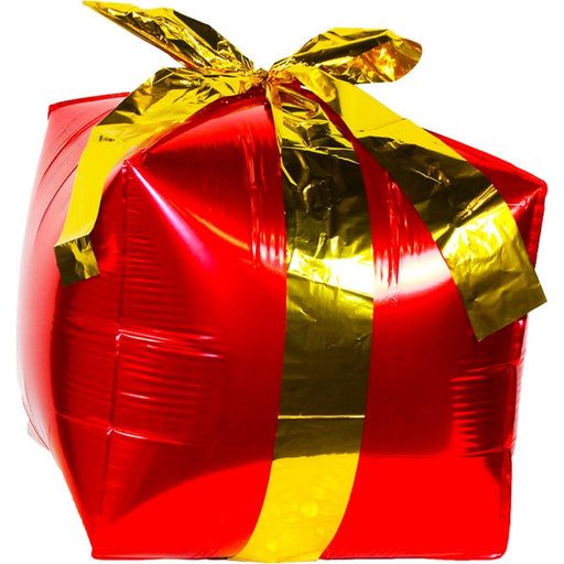 Folieballon Cadeau Rood/Goud