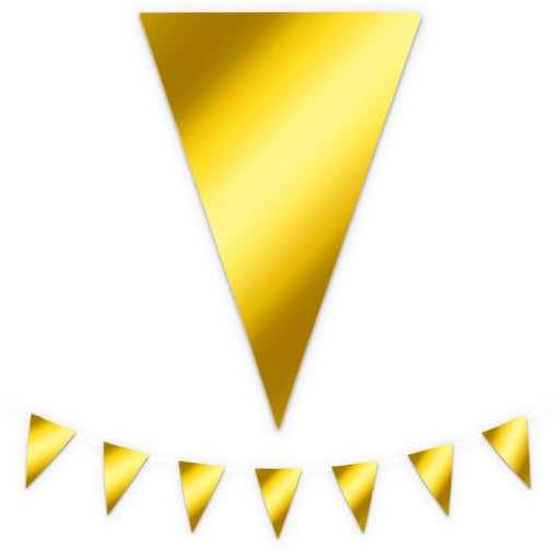 Vlaggenlijn goud - 10 m