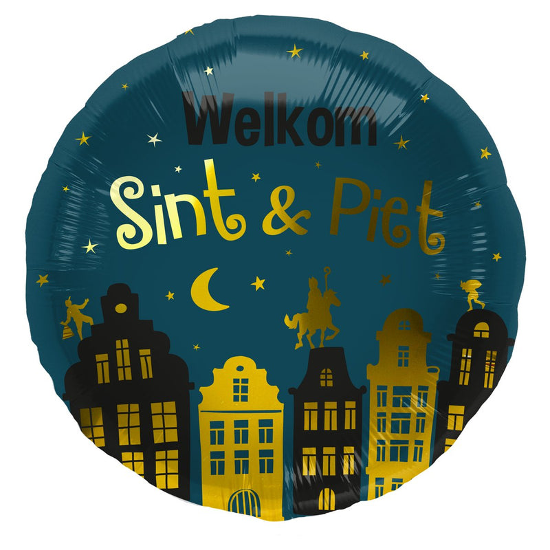 Folieballon Welkom Sint & Piet