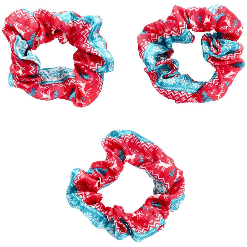 Kerst Scrunchies Cozy Christmas – 3 Stuks