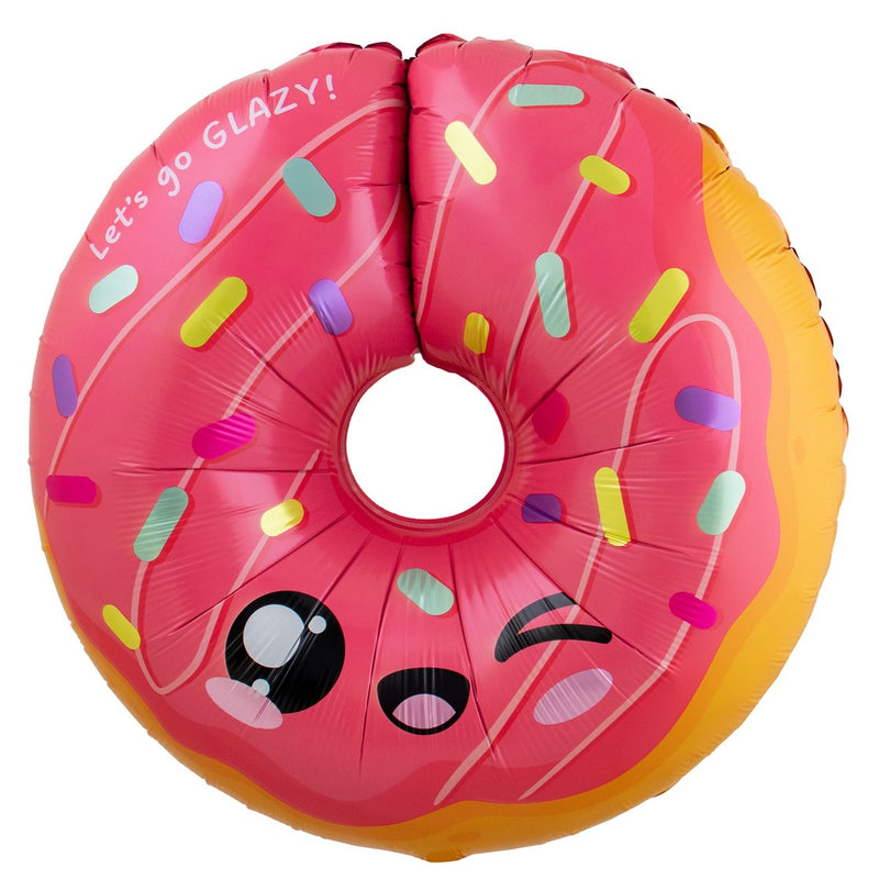 Folieballon Donut Kawaii Party – 60 × 59 cm