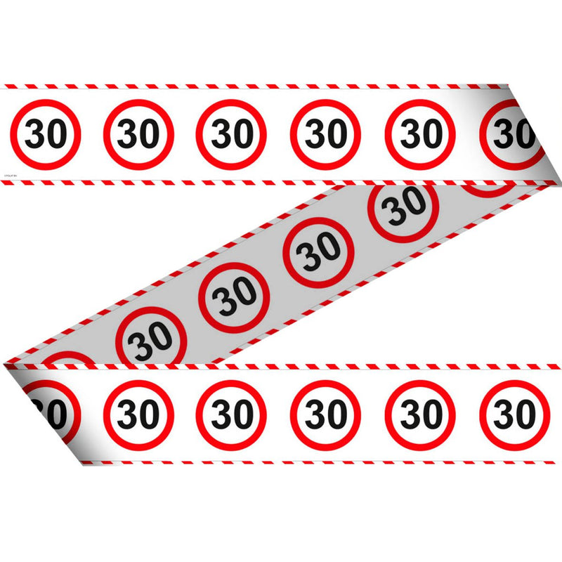 Afzetlint Verkeersbord 30 Jaar