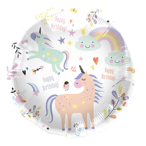Unicorn Regenboog Folieballon 45 cm