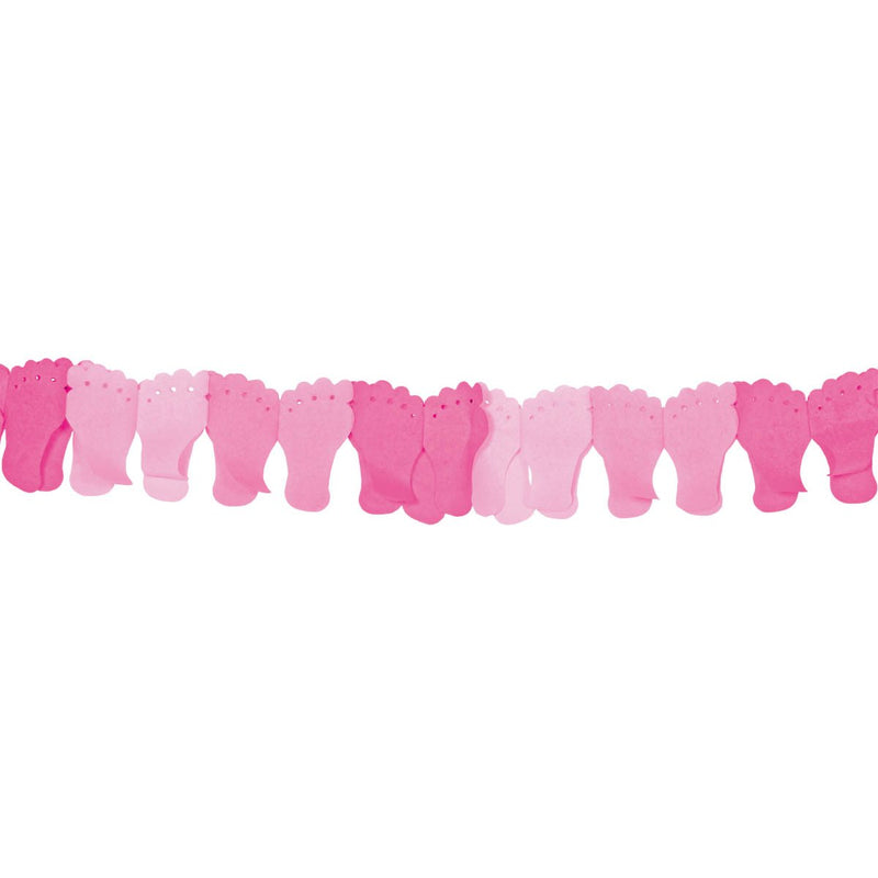 Geboorteslinger Babyvoetjes Roze – 6 m