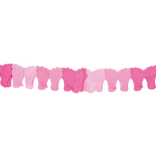 Geboorteslinger Babyvoetjes Roze – 6 m