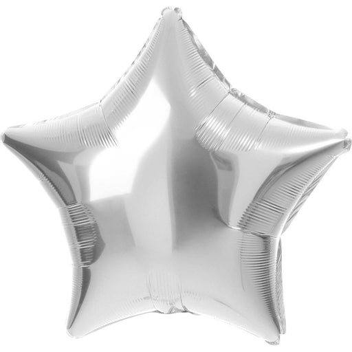 Folieballon Ster Zilver – 45 cm – 1 Stuk