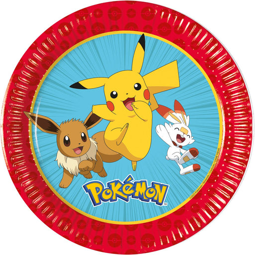 Pokémon Papieren Bordjes 20 cm