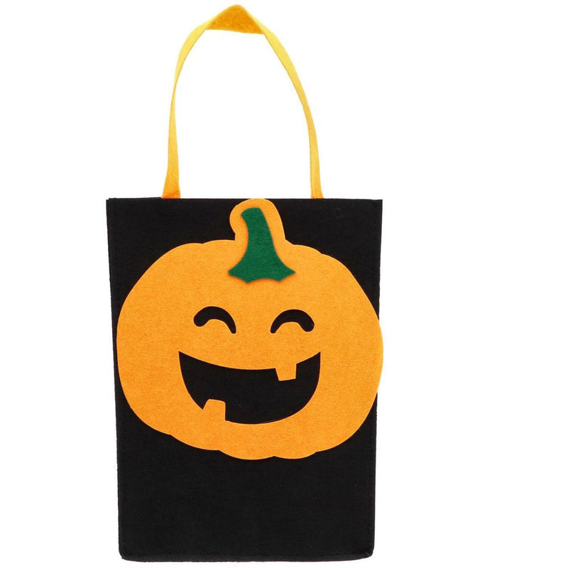Trick or Treat Tas Vilt Pompoen – 27 × 20 × 10 cm