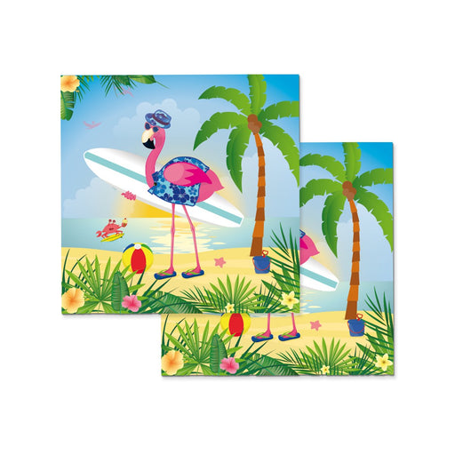 Servetten Flamingo