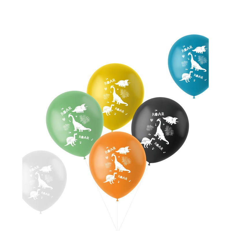 Dino Roar Latex Ballonnen Multicolor