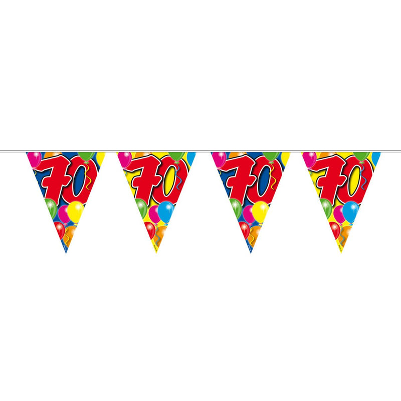 Vlaggenlijn 70 Jaar Multicolor – 2 Stuks
