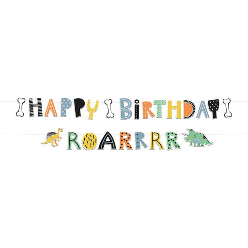 Dino Roar Letterslinger Happy Birthday