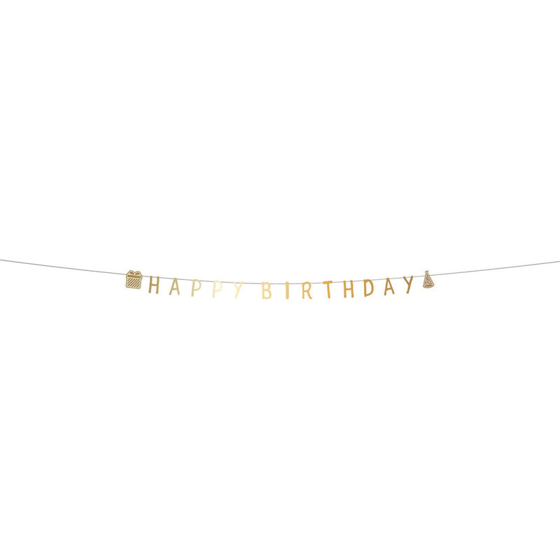 Shining Glam Letterslinger Happy Birthday – 2 m
