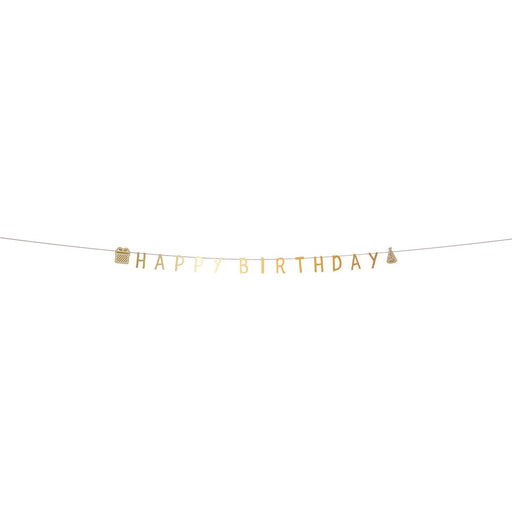 Shining Glam Letterslinger Happy Birthday – 2 m
